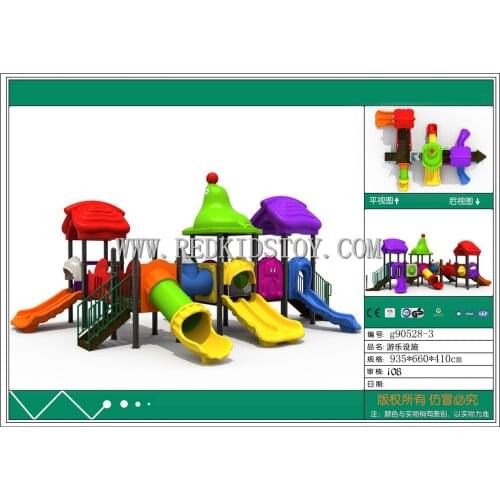 Exported to Thailand Super Quality School Outdoor Playground EU Standard Children Playground G-90528