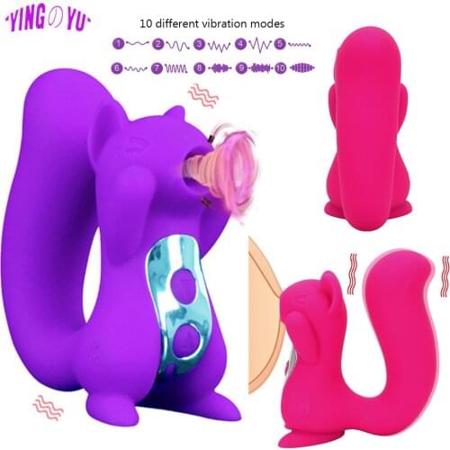 Pig Squirrel Powerful Nipple Sucker Sucking Vibrator Blowjob Clitoris Stimulator Erotic Sex Toys for Women 18 Vagina Masturbator