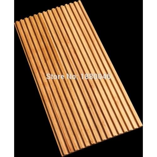 High Quality Rubber wood mosaic tile Innovative Building Materials Interior Wall Decorative Wooden Wall Panel