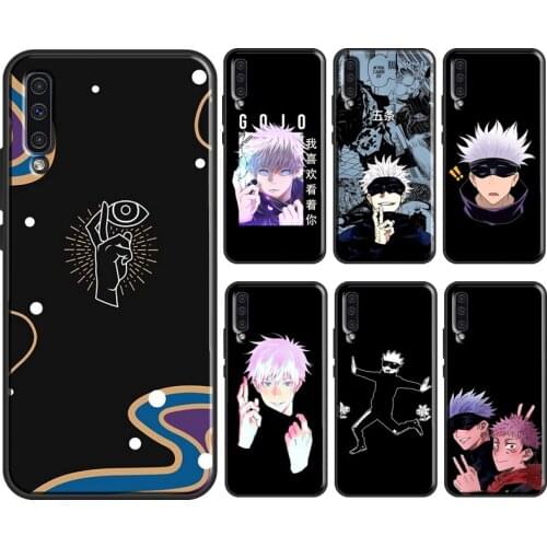 Gojo Satoru Jujutsu Kaisen Soft Case For Samsung Galaxy A52 A42 A12 A20e A21S A10 A40 A50 A70 A51 A71 A31 A41 Cover