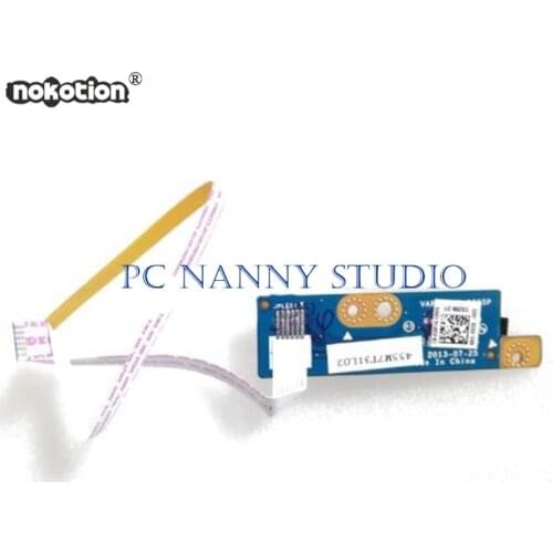 NOKOTION GENUINE for Dell Alienware 14 M14X R1 Laptop Power Button Board w/Cable LS-9205P 28PY4 028PY4 FAST SHIPPING