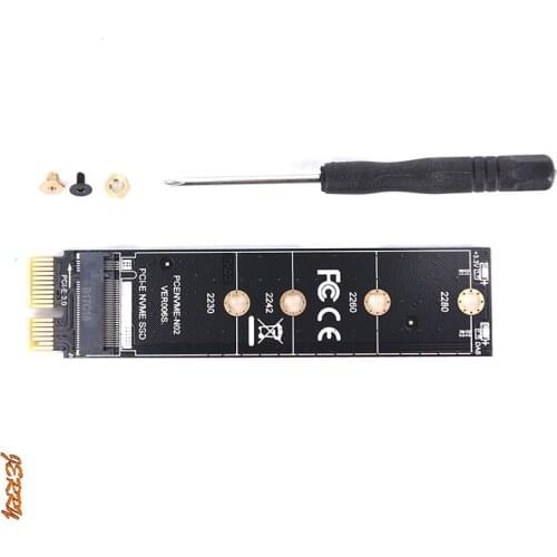 Support 2230 2242 2260 2280 M.2 SSD Full-speed PCIE To M2 Adapter NVMe SSD M2 PCIE X1 Riser PCI-E PCI Express M-key Connector