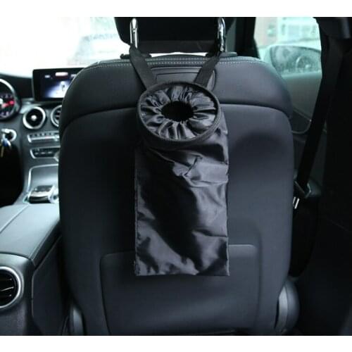 Portable Car Seat Back Garbage Bag Car Auto Trash Can Leak-proof Dust Holder Case Box Car Styling Oxford Cloth car trash can