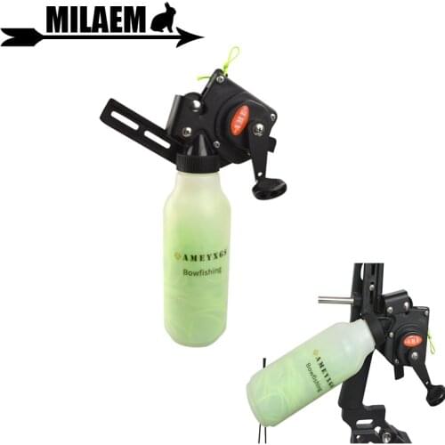 Archery Bow Fishing Reel Bowfishing Tool with 40M Hunting Fishing Rope Compound Bow Recurve Bow Shooting Accessories