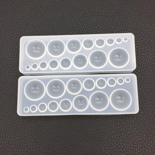 Silicone Mold DIY Crystal Epoxy Resin Molds Time Stone Jewelry Making Crafts Round Handmade Cake Fondant Chocolate Tools