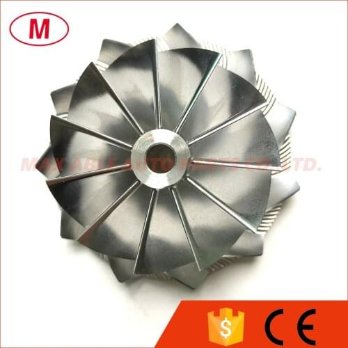 TD05H 47.05/68.01mm 11+0 blades Forward High Performance Turbo Billet Compressor wheel/Aluminum 2618/Milling compressor wheel
