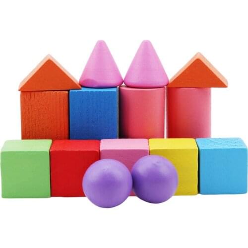 Three-dimensional Educational Toys Color Geometry Combination Teaching Aids Children Early Education Math Building Blocks