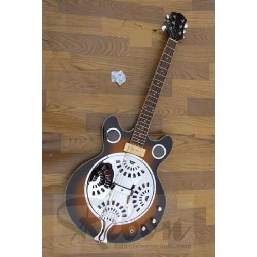 Weifang Rebon resonator acoustic electric guitar with metal cover