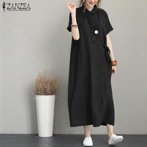 ZANZEA Summer Shirt Dresses China