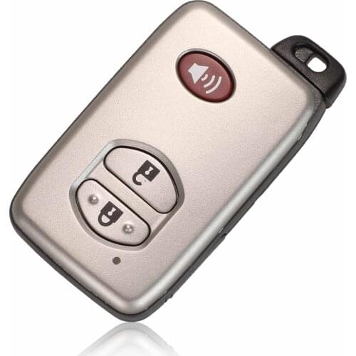 Kutery 10pcs/lot 3 Buttons Replacement Remote Smar Car Key Shell Case Fob For Toyota Camry Key