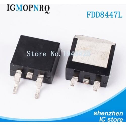 10PCS FDD8447L TO-252 FDD8447 8447 MOSFET 40V N-Ch PowerTrench MOSFET New