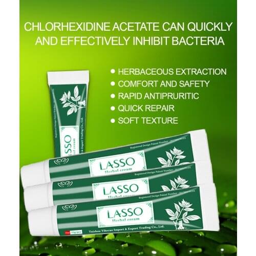 20Pcs Lasso Cream Skin Disease Treatment Eczema Cream Psoriasis Eczema Allergic Neurodermatitis Ointment