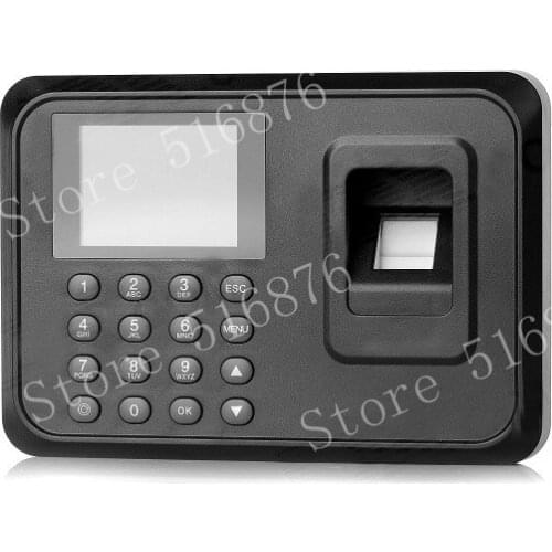 Free Shipping 2.4 inch TFT USB Biometric Fingerprint Time Clock Recorder Digital Electronic Employee Attendance Machine