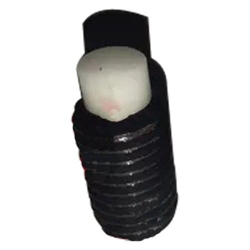 2pcs M12 Nylon head black machine meter screw Buffer screws Positioning bolt Soft top bolts Limit elasticity 15mm-50mm length