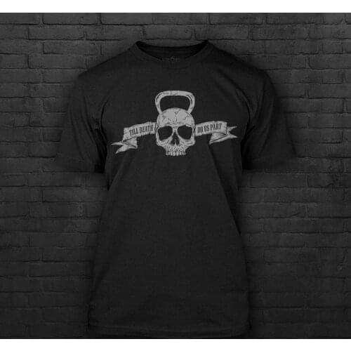 Clothing Cross Fit T-Shirt Kettle Bell Skull 2019 Cotton Short-Sleeve Print Funny Cotton Short Sleeve Printed T Shirt Business