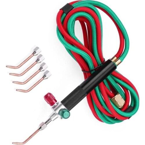 Mini Gas Torch Oxygen Welding Soldering Gun Oxygen Acetylene Gun for Platinum Metal Stainless Steel Welding Soldering Tool Kit