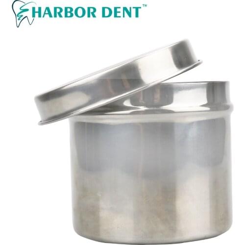 1 Pcs Tattoo Medical Stainless Steel Cotton Disinfection Container Tank Alcohol Iodine Gauze Canister Medicine Cylinder Box Tool