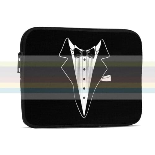 Tuxedo Mens Suit Tie Wedding Fancy Stag Party Dinner. Universal for children and adults. Tablet bag. Tablet liner bag. Ipad bag