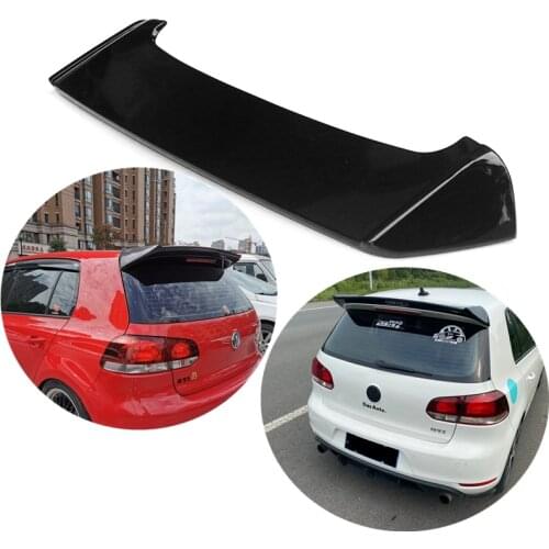 Parachoques trasero para Volkswagen VW Golf 6 VII MK6 GTI R20 ABS spoiler High-quality ABS material Golf 6 GTI spoiler