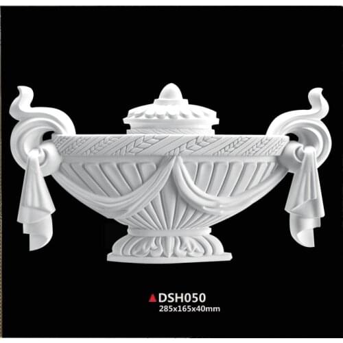 PU polyurethane fireplace part decoration European style ceiling decor doorframe portal decorating components