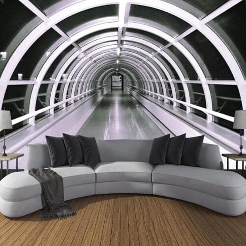 Custom Mural Wallpaper Modern 3D Architectural Space Creative Painting Decor Living Room TV Sofa Bedroom Art Photo Wallpaper 3 D