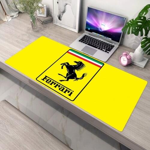 Well-known Car Ferrari Extra Mouse Pad Computer Pad Gaming Table Protector Extended Pad Cute Mousepad Razer Anime Gamer Desk Mat
