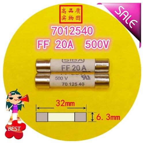 Fuses Fuses FF 20A 7012540 500V 6.3x32mm Ceramic Fuses Fuses