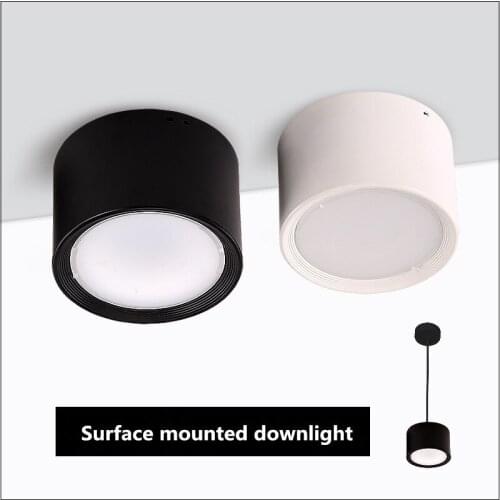Surface Mounted LED downlight 3W 5W 7W 9w 12W 15W 18W 20W 24W Ceiling Lamps led spot lights 220V Ceiling Lamp Lighting Fixtures