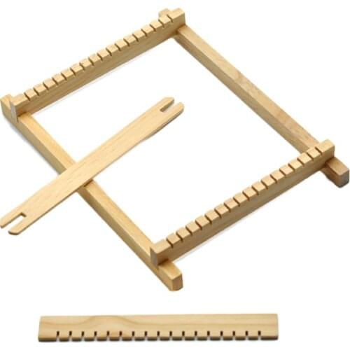 Wood Knitting Weaving Loom Tapestry Handloom Machine DIY Handmade Tool Beginners