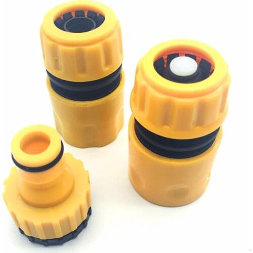 Three 1/2 '' With 3/4 '' Connectors Seal Sprinkler Irrigation System Fittings And Connections As Well As 12mm 15mm Garden Hose