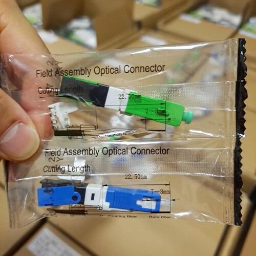 1000 PCS UNIKIT FTTH ESC250D SC APC And SC UPC Single-Mode Fiber Optic Quick Connector 0.3dB FTTH SM Optic Fast Connector