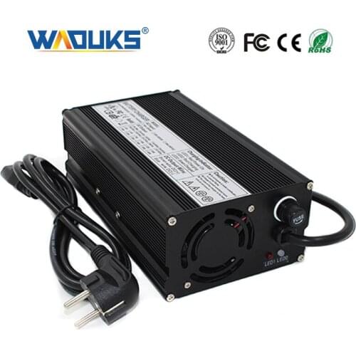 16.8V 22A li-ion battery chargerFor 4S 14.8V lithium battery With Cooling fan Smart Charge charged Auto-Stop