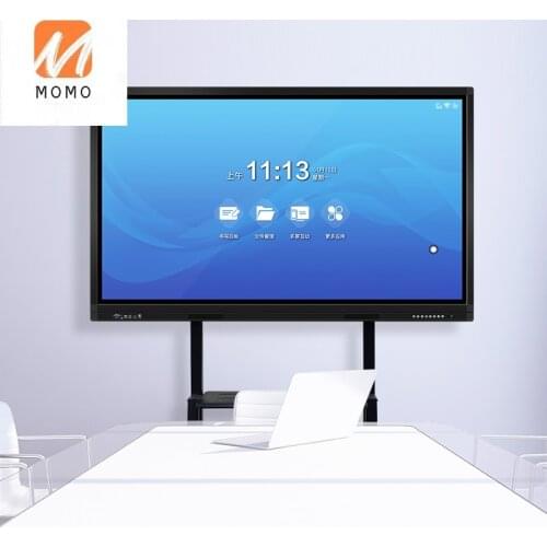 55 65 75 86 98 inch wifi LCD smart digital boards android touchscreen monitor with built in OPS computer