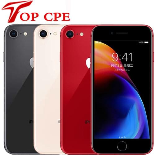 Apple iPhone 8 &iphone 8 Plus 3GB RAM 64GB/256GB ROM Hexa Core 12MP 4.7“&5.5” iOS Touch ID 4G LTE Fingerprint iPhone8 Used Phone