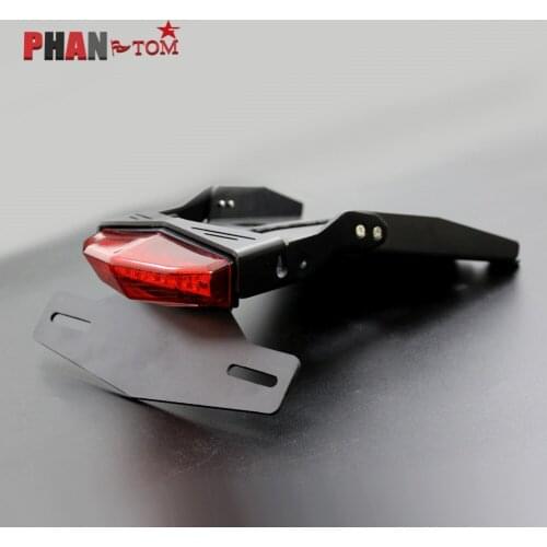 For BMW R NINE T 2014-2018 R9T Motorcycle Tail Mount License Plate Bracket Brake Rear Lamp Taillight