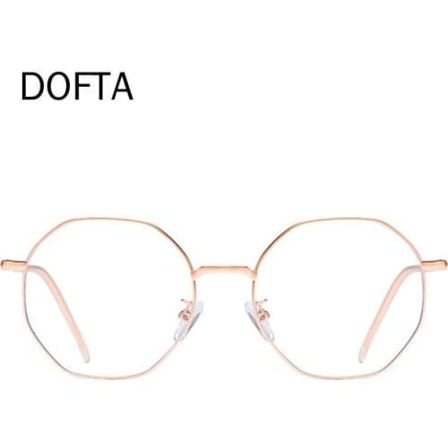 DOFTA Alloy Optica Glasses Frame Women Vintage Prescription Eyeglasses Retro Myopia Glasses Frame Eyewear 5353