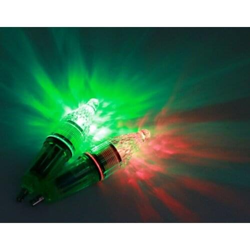 HENGJIA Squid lure lamp 5pcs LED Deep Drop Fishing Light 12cm 28.5g Color-gathering fishing lamp (FL002-2)