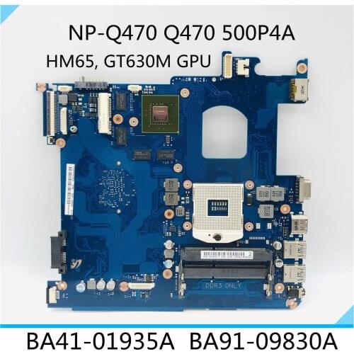 BA41-01935A mainboard For Samsung NP-Q470 Q470 500P4A Laptop Motherboard BA92-09830A BA92-09830B GT630M HM65 chipset mainboard