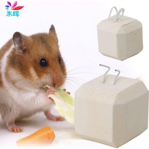 Mineral Stone Calcium Chew Toy Teeth Grinder Hamster Rat Chinchilla Rabbit S L MAR27_11