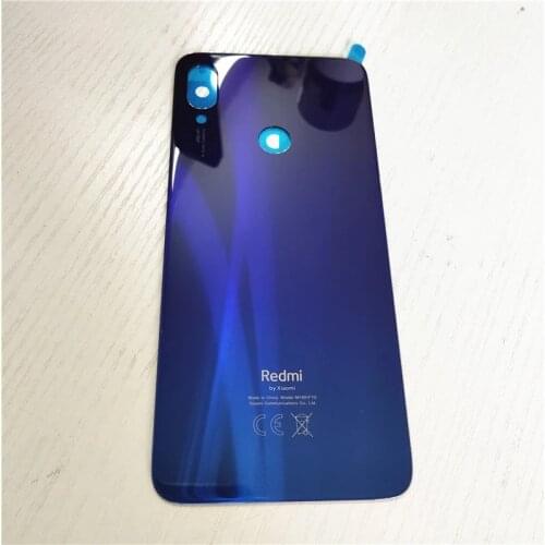 Original 3D Glass For Xiaomi Redmi Note 7 Note7 Pro Back Rear Door Housing Replacement Battery Cover