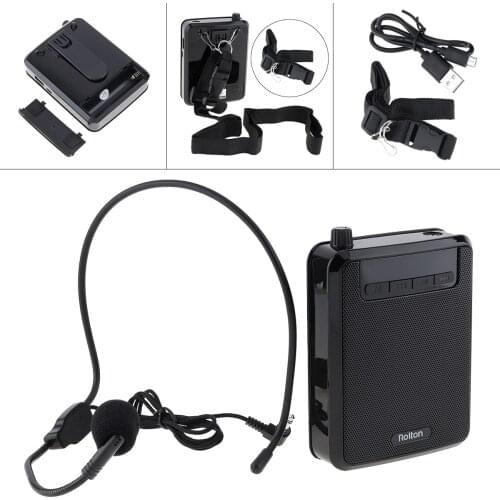 Rolton K300 Wireless Portable Voice Amplifier Loudspeaker with FM Radio MP3 Player Power Bank for Teacher / Training