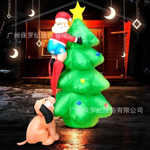 Christmas Mascot Cosplay Christmas Tree Ornaments Inflatable Doll Ornaments Courtyard Garden The Nightmare Befor Christmas