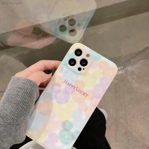 Dream Colorful Shockproof Luxury Silicone Case For iPhone 11 12 Pro Max Mini SE 2020 X XR XS 7 8 Soft Bumper IMD Cover Funda