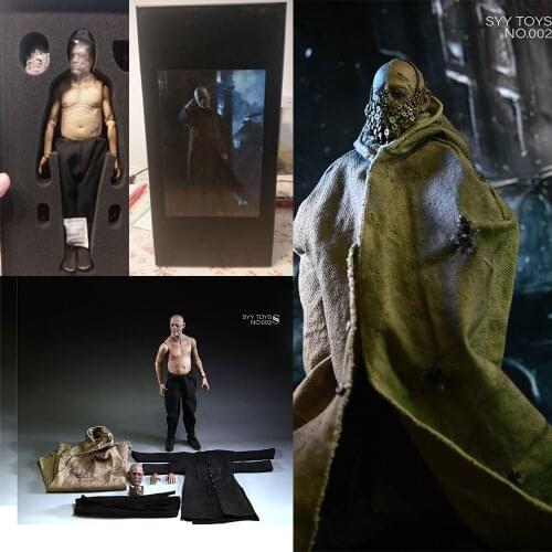 In Stock SYY TOYS NO.002 1/6 Scale Collectible Full Set Male Zombie Action Figure with Double Head Model for Fans Holiday Gifts