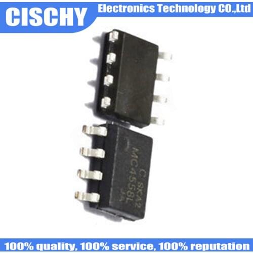 10pcs MC4558L SOP8 MC4558 SOP 4558 SOP-8