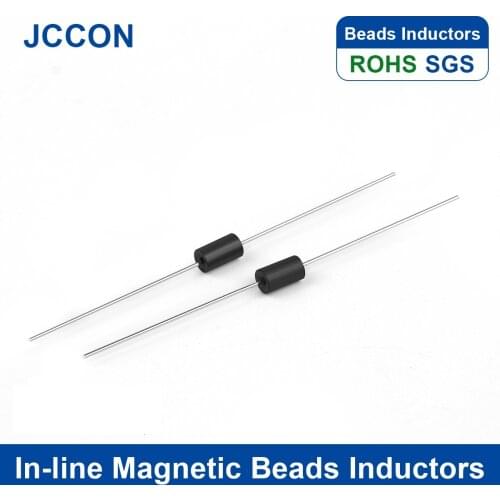 100Pcs Toroid Inductor Magnetic Bead Inductance 3.5x0.8 Anti-Interference DIP Magnetic Beads Frequency