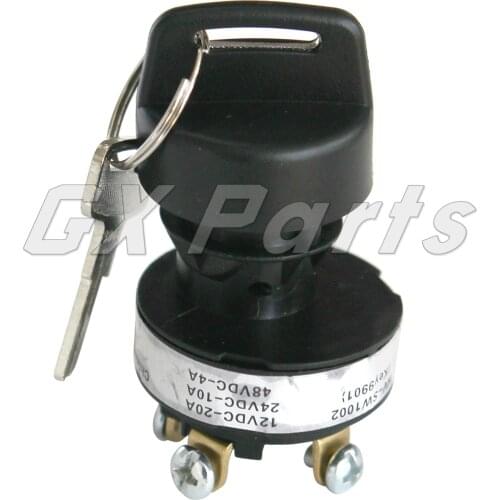 96008-SGT Ignition Switch for Genie S-40 S-45 S-60 S-65 S-80 TZ-50/30 Z-34/22 QS-12W QS-15R QS-15W