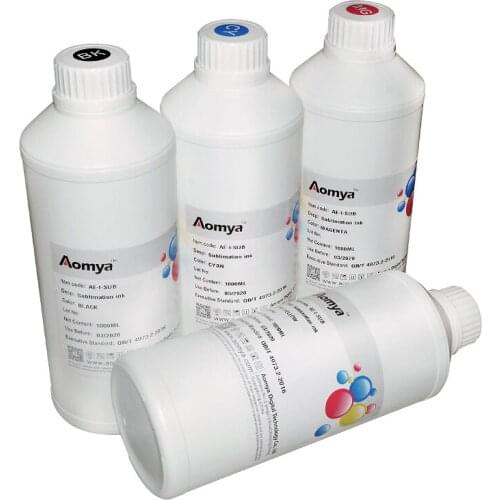 Aomya 16 Liter Wholesale Heat Transfer Ink for Epson 7500/9500/10000CF/10600 Dye Based Printing Sublimation Ink 16x1000ml