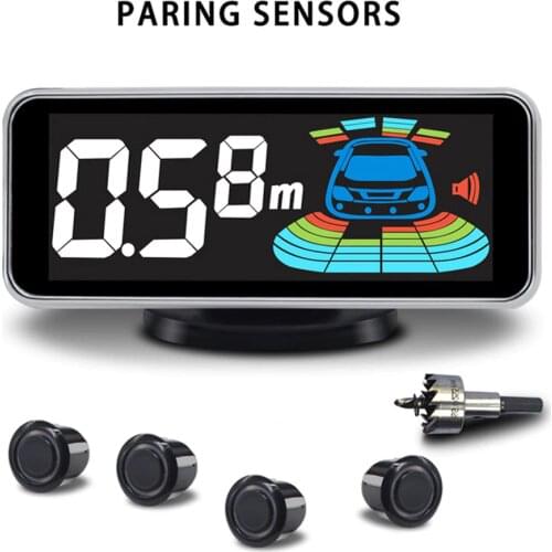 8 Car probes Parking Electromagnetic Sensor Motion Backlight Car Electronics Auto Blind Spot Detector Kit Voice Buzzer