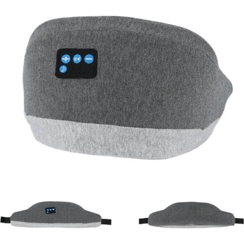 Bluetooth 5.0 Wireless Music Sleep Eye Mask 3D Memory Foam Blindfold Portable Travel Eyepatch Eyeshade Cover Shade Eye Patch